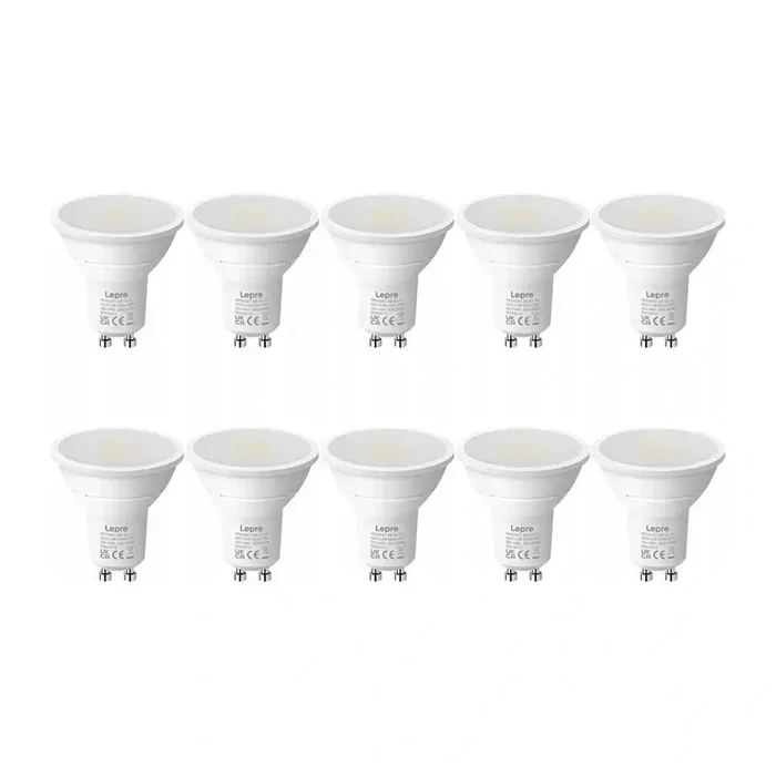 Lepro Λάμπες LED 4.5W για Ντουί GU10 PAR16 Ψυχρό Λευκό 345lm 10τμχ (092961)