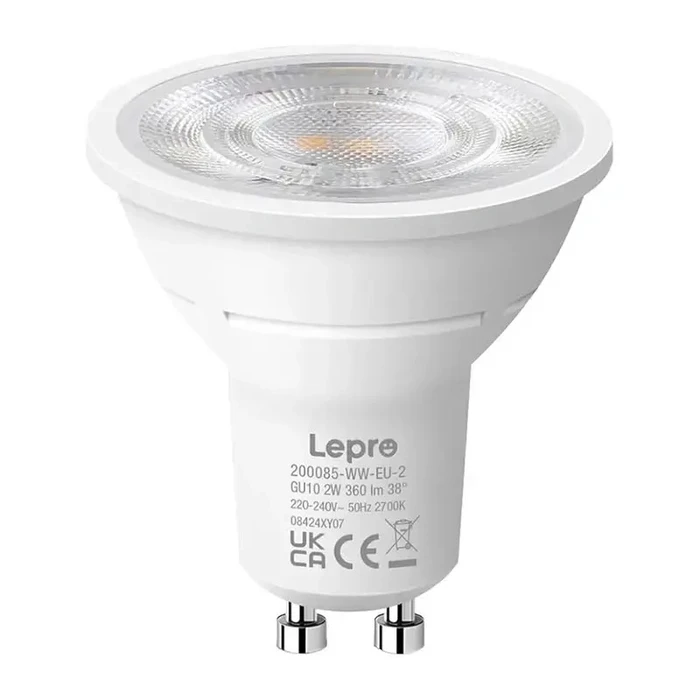 Lepro Λάμπες LED GU10 MR16 3,3W Θερμό Λευκό 590 lm - Σετ 5 τεμαχίων (200086-WW-EU-5)