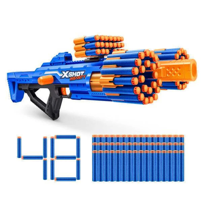 ZURU XSHOT Insanity - Berzerko (Όπλο με αφρώδη βέλακια, 48 βέλακια)