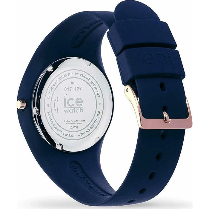 ICE Γυναικείο Ρολόι Quartz 40 mm με Μπλε Καουτσούκ Λουράκι (IC017127)