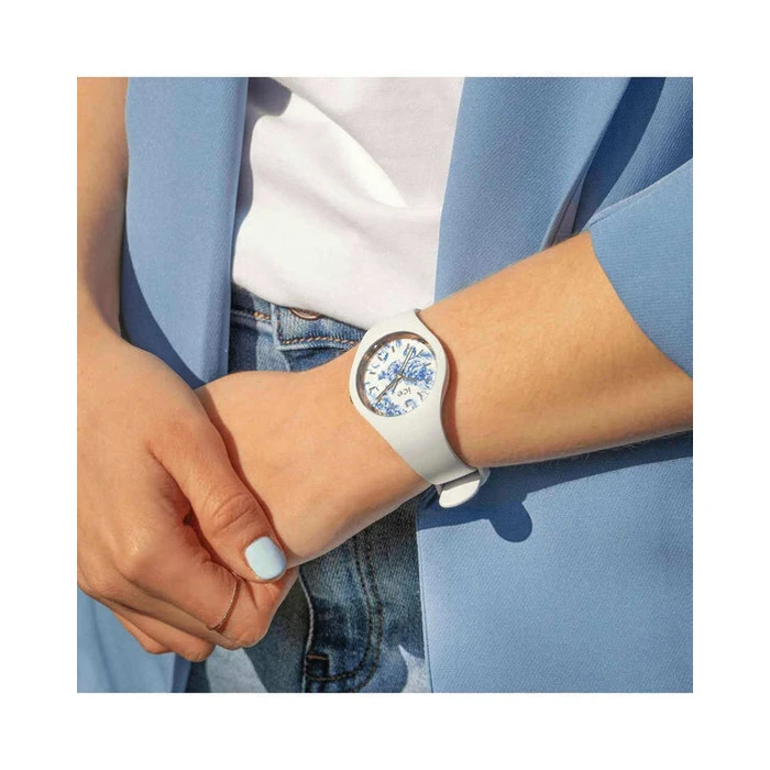 ICE Women's Watch 36mm Quartz Battery Blue Rubber Strap IC019226