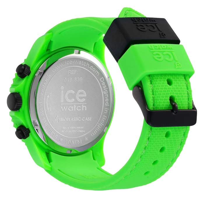Ανδρικό Ρολόι ICE 44mm Πράσινο Καουτσούκ Λουράκι ICH019839