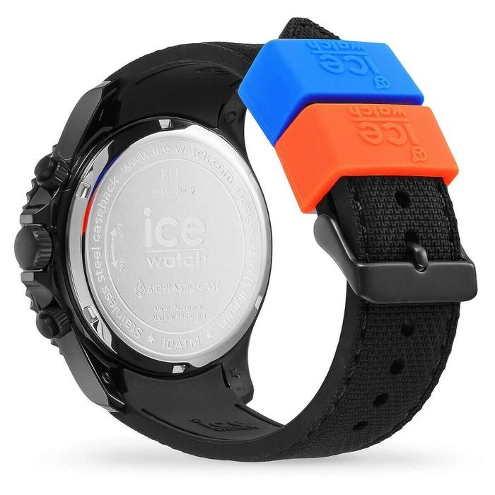 ICE Ανδρικό Ρολόι Χρονογράφος 44 mm Μαύρο Λουράκι IC019842