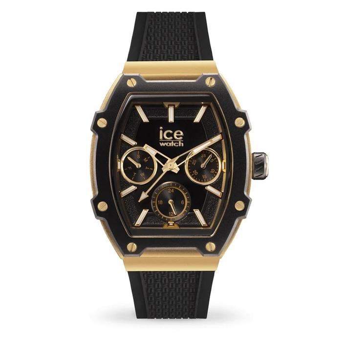 ICE Small Women's Quartz Analogue Watch 35 mm Black Silicone Strap (Model 022865)