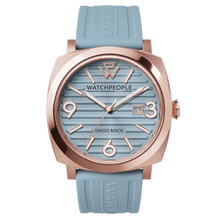 Watchpeople Women's Quartz 45mm Battery Watch with Blue Bracelet - Model 700997