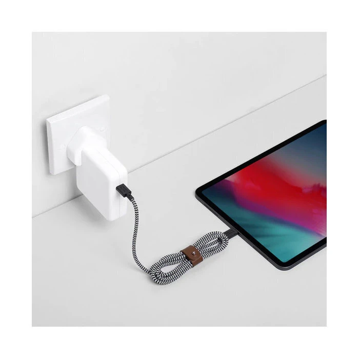 Native Union Μετατροπείς - Αντάπτορες Belt USB 2.0 Cable USB-C male USB-C Μαύρο 1.2m BELT-C-ZEB-2-NP
