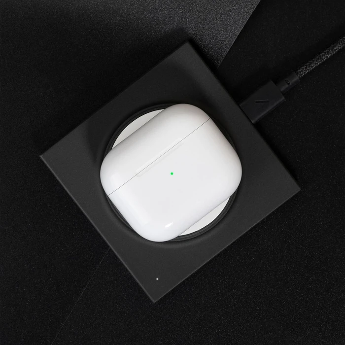 Native Union Ασύρματος Φορτιστής Qi Pad 15W Μαύρος Drop Magnetic