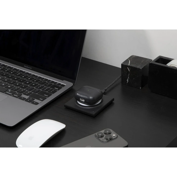 Native Union Ασύρματος Φορτιστής Qi Pad 15W Μαύρος Drop Magnetic