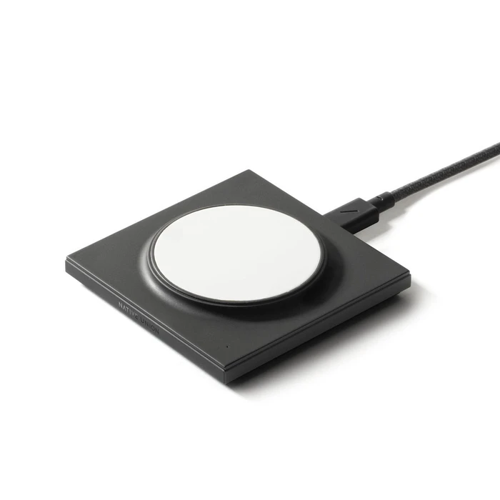 Native Union Ασύρματος Φορτιστής Qi Pad 15W Μαύρος Drop Magnetic