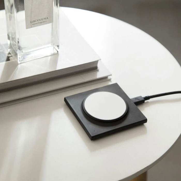 Native Union Ασύρματος Φορτιστής Qi Pad 15W Μαύρος Drop Magnetic
