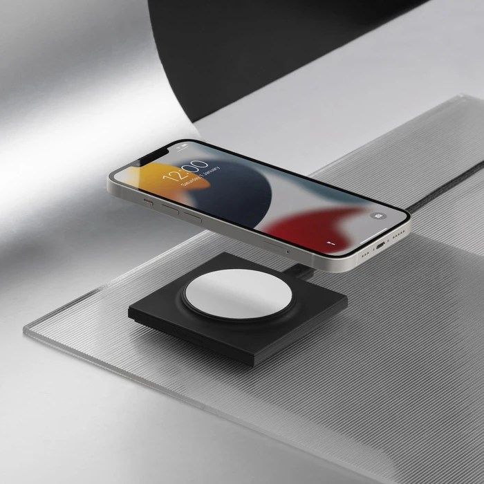 Native Union Ασύρματος Φορτιστής Qi Pad 15W Μαύρος Drop Magnetic