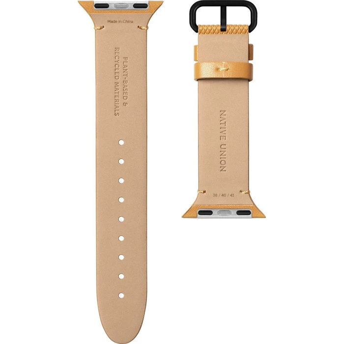 Native Union Λουράκι Δερματίνης Κίτρινο (Apple Watch 40mm)