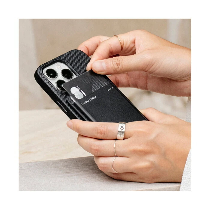Native Union Re Classic Wallet MagSafe Συμβατό Δερμάτινο Πορτοφόλι Kraft