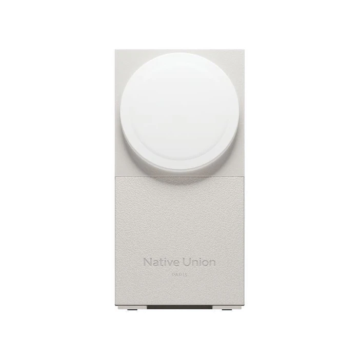 Native Union Rise 3-in-1 Ασύρματος Φορτιστής Qi2 15W με Καλώδιο USB-C 2m και Φορτιστή Τοίχου 35W (GaN) - Light Grey