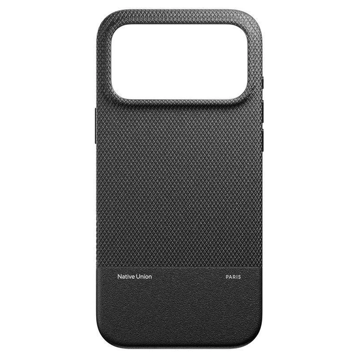 Θήκη Native Union Back Cover Δερμάτινο Μαύρο (iPhone 17 Pro Max)