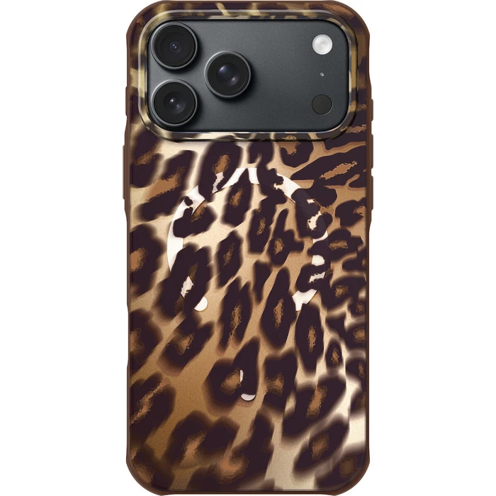 Θήκη LAUT HUEX WAVE υφασμάτινη MOCHA LEOPARD για iPhone 18 Pro / 17 Pro