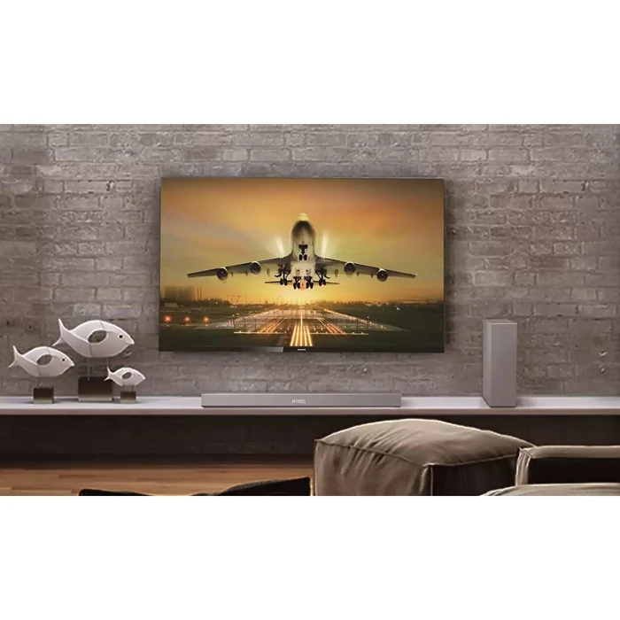 Philips TAB8505 Soundbar 2.1 200W με Ασύρματο Subwoofer Ασημί