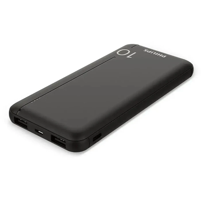 Philips Power Bank 10000 mAh Slim Black