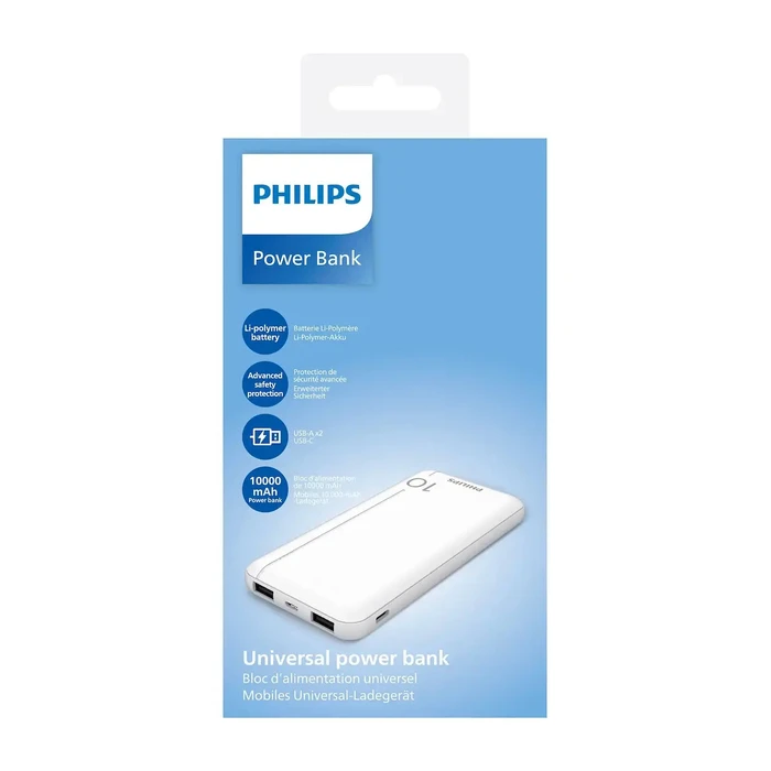 Philips Power Bank 10000 mAh White