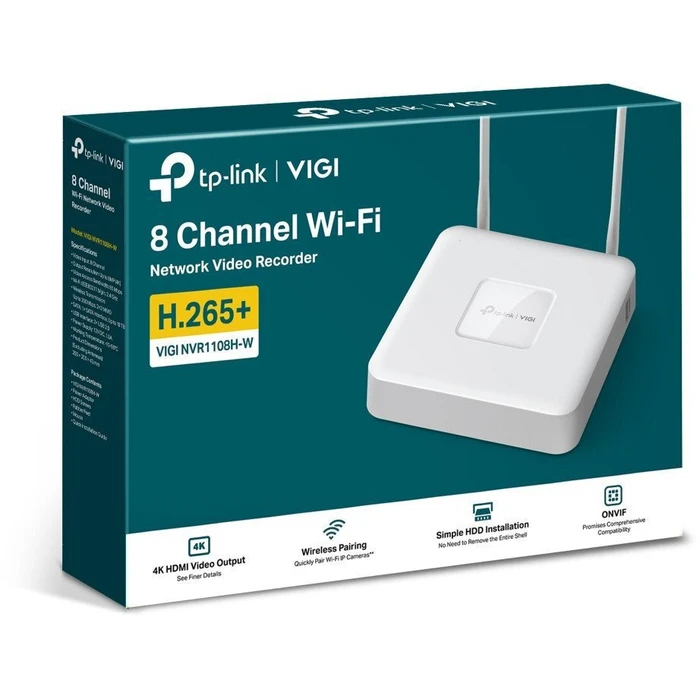 TP‑LINK NVR1108H‑W 4K Δικτυακός Καταγραφέας (NVR) 8 Καναλιών