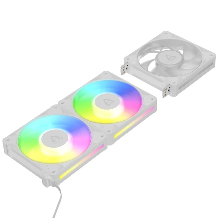 ARCTIC BioniX P12 A-RGB PWM 120 mm (3τμχ) Λευκό — 3000 RPM / 76 CFM