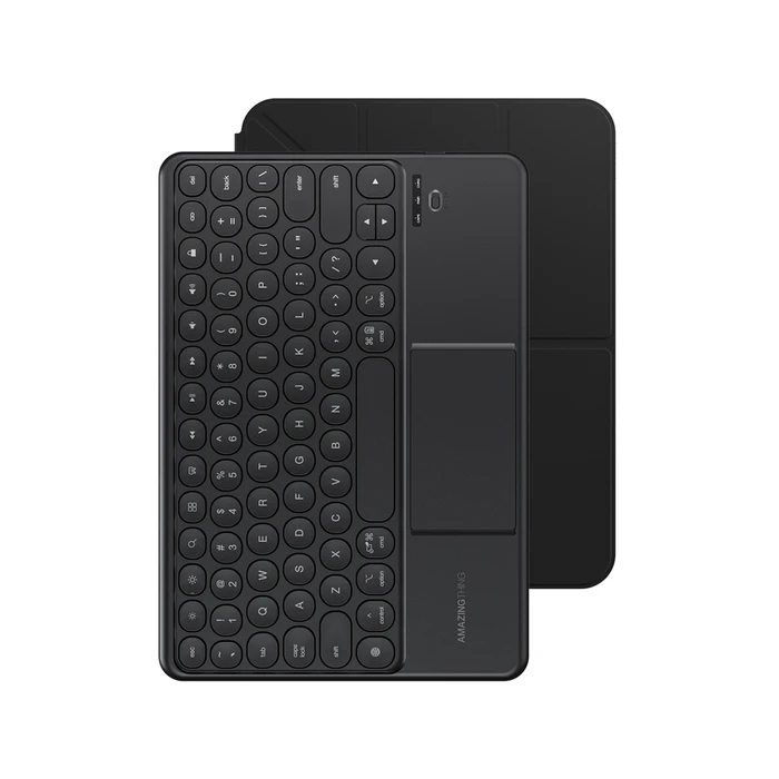 AMAZINGTHING Minimal Case KeyLite Combo for iPad Air 13" M2/M3/M4 (2024/2025/2026) - Black