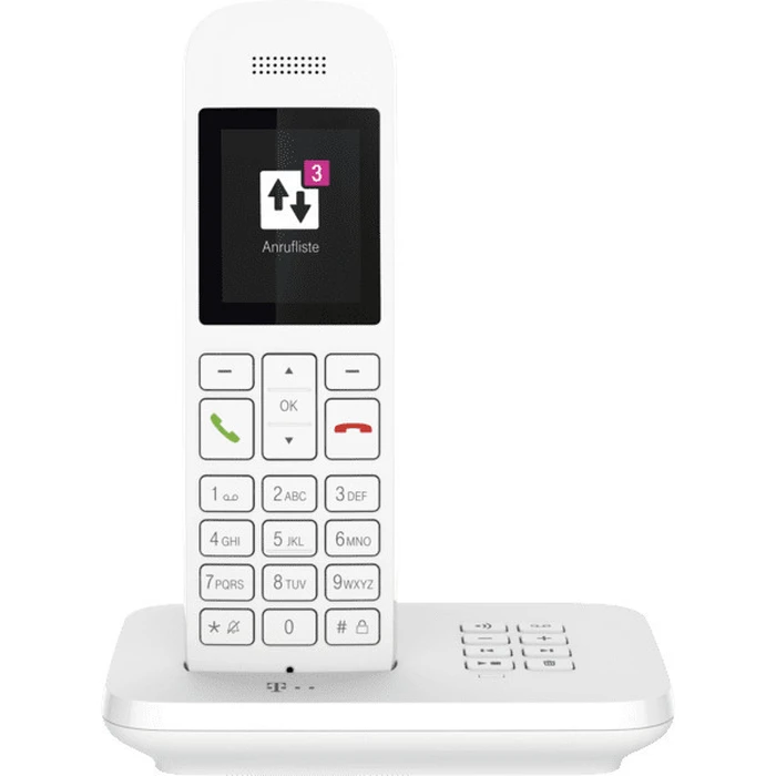 Telekom Sinus A12 Cordless Phone with Answering Machine - White