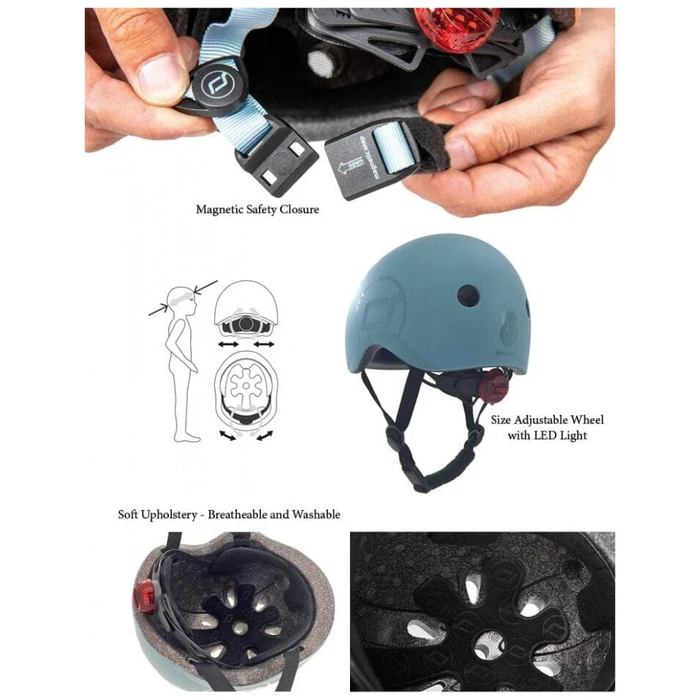 Scoot & Ride Κράνος Kask XXS‑S Lemon ‍