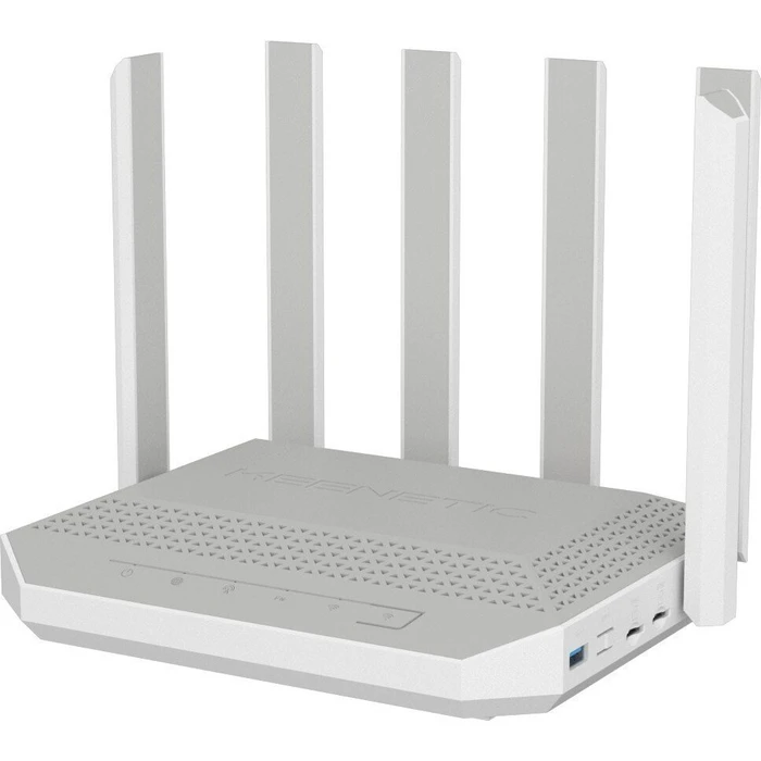 Router Keenetic KN 4110 01 EU White Grey USB 2.0 Ethernet LAN Wi Fi 6 GHz