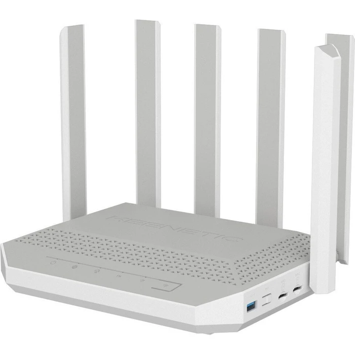 Router Keenetic KN 4110 01 EU White Grey USB 2.0 Ethernet LAN Wi Fi 6 GHz