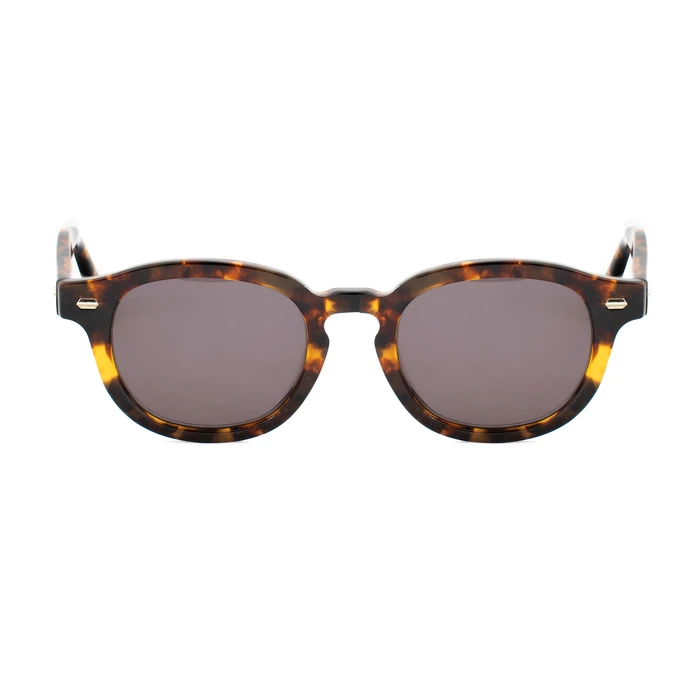 Belstaff Unisex Sunglasses MILFORD-S164 — Brown Tortoise Acetate Frame, Grey Lenses