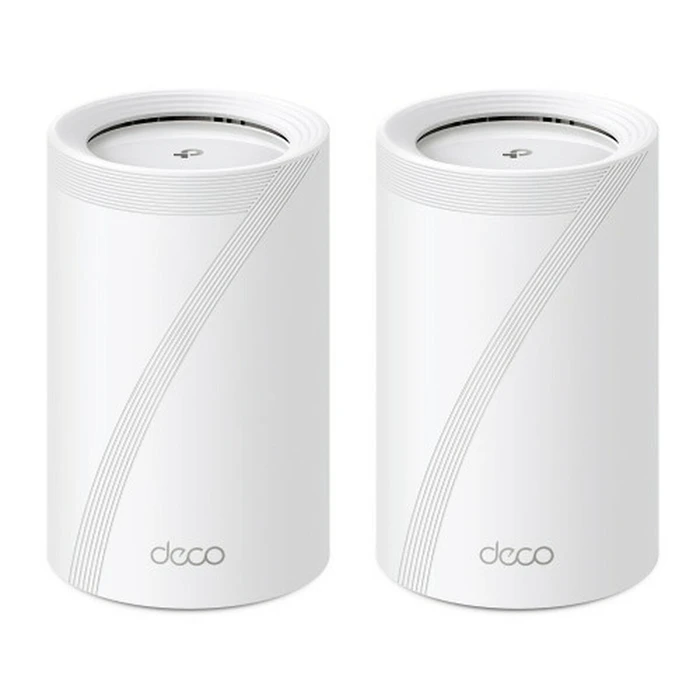 TP-LINK Router Deco BE65 2 Pack BE9300 Whole Home Mesh Wi-Fi 7 System Tri Band