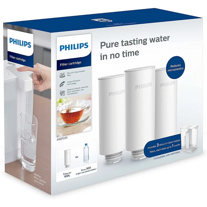 Philips Water Filter Cartridge for Filter Jug AWP225 24 INSTANT