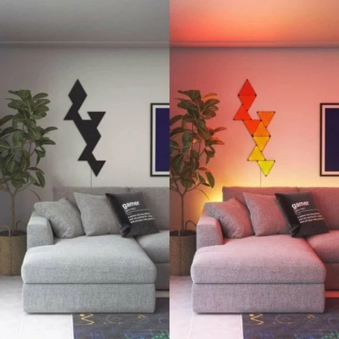 Nanoleaf Shapes Τρίγωνα Ultra Μαύρο Starter Kit 9-τεμ.