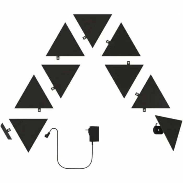 Nanoleaf Shapes Τρίγωνα Ultra Μαύρο Starter Kit 9-τεμ.