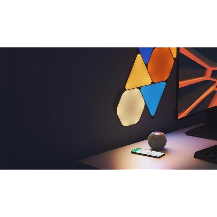 Nanoleaf Smart Decorative LED Light Panels Shapes Hexagon – 3-pack, 42 x 3 cm (RGBW) - NL42-0101HX-3PK
