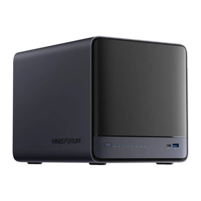 Minisforum NAS N5 Air — 5‑Bay NAS for HDD / M.2 / SSD, Dual Ethernet, AMD Ryzen 7 H255