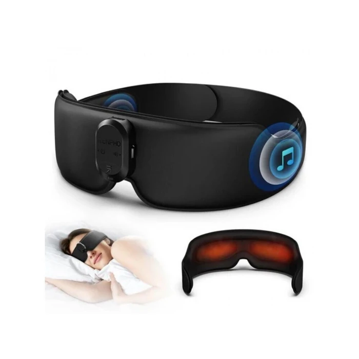 Renpho Μάσκα Ύπνου Eyesnooze Aroma Μαύρη