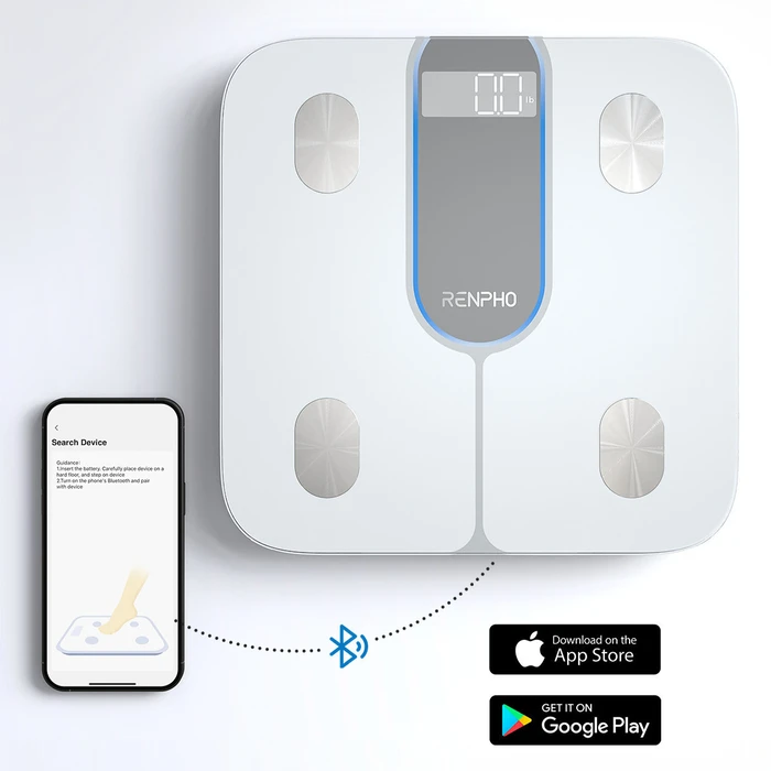 Renpho Ζυγαριά Σώματος Smart Body Scale Elis 1C A033 White