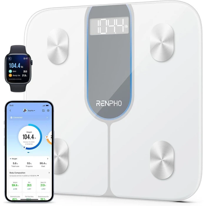 Renpho Ζυγαριά Σώματος Smart Body Scale Elis 1C A033 White
