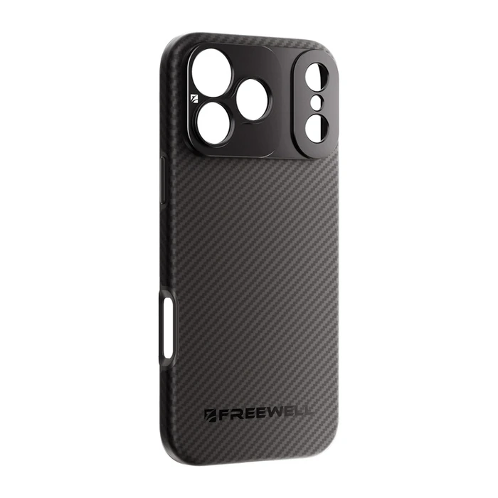 Freewell Back Cover Aramid Fiber Grey (iPhone 18 Pro / 17 Pro)