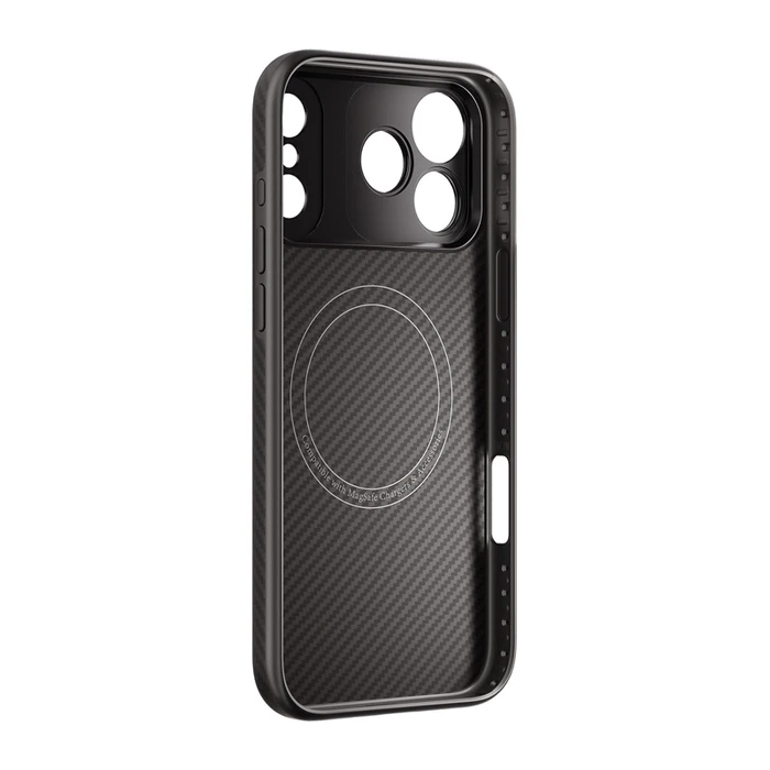 Freewell Back Cover Aramid Fiber Grey (iPhone 18 Pro / 17 Pro)
