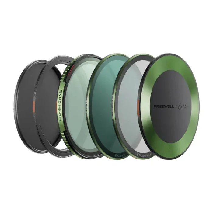 Freewell Brandon Li 82mm Filter Kit (Variable ND 1-5 stop / CPL / ND32 / Glow Mist 1/4)
