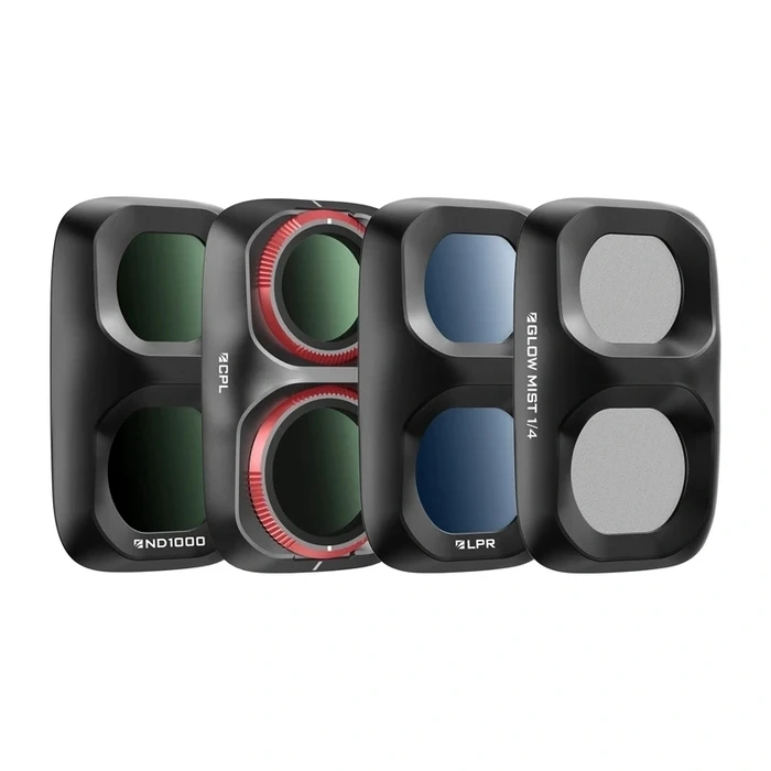 Freewell Everyday Filter Set for DJI Osmo Pocket 4P (ND1000, CPL, Glow Mist 1/4, LPR) - FW-OP4P-EDY