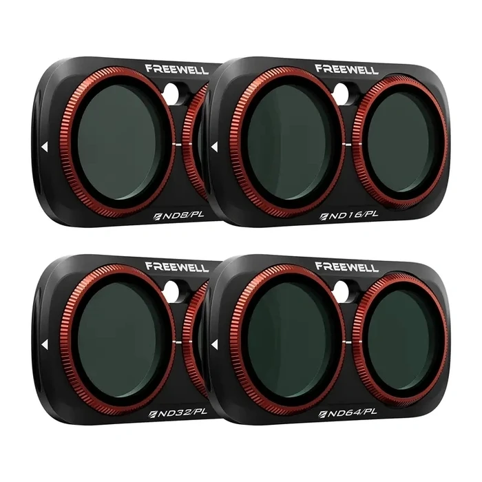 Freewell Σετ Φίλτρων Insta360 Luna Ultra Bright Day 4τεμ (ND8/PL, ND16/PL, ND32/PL, ND64/PL)