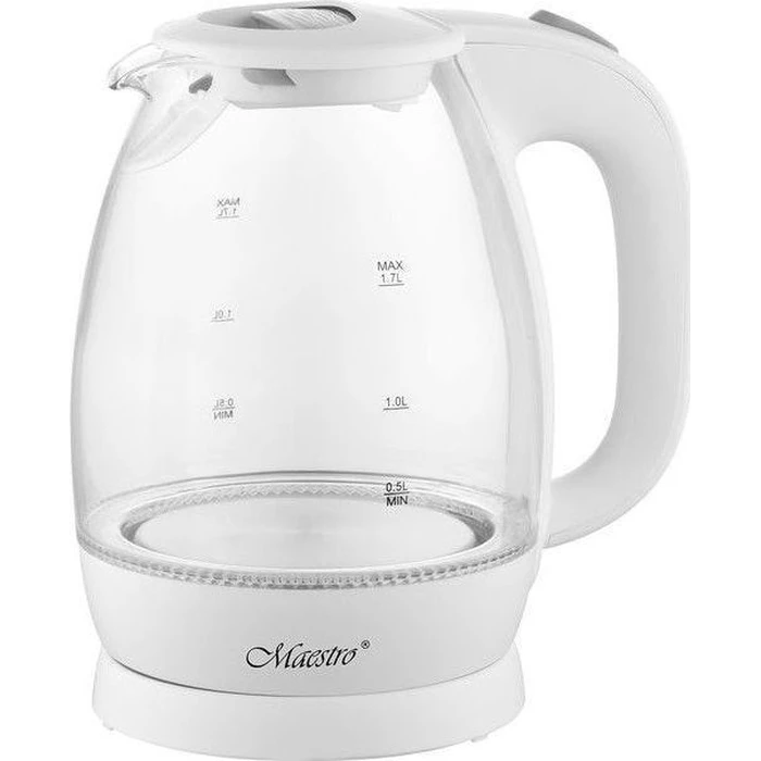 Maestro MR-063 White Electric Kettle 1.7 L 2200 W