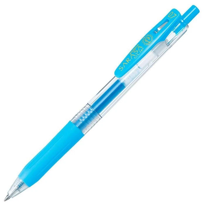 Zebra Sarasa Clip Στυλό Gel 0.7 Light Blue