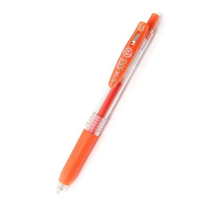 Zebra Στυλό Gel Sarasa Clip 0.5mm Πορτοκαλί