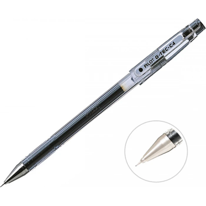 Pilot Στυλό GEL G Tec C4 0.4 mm Μαύρο