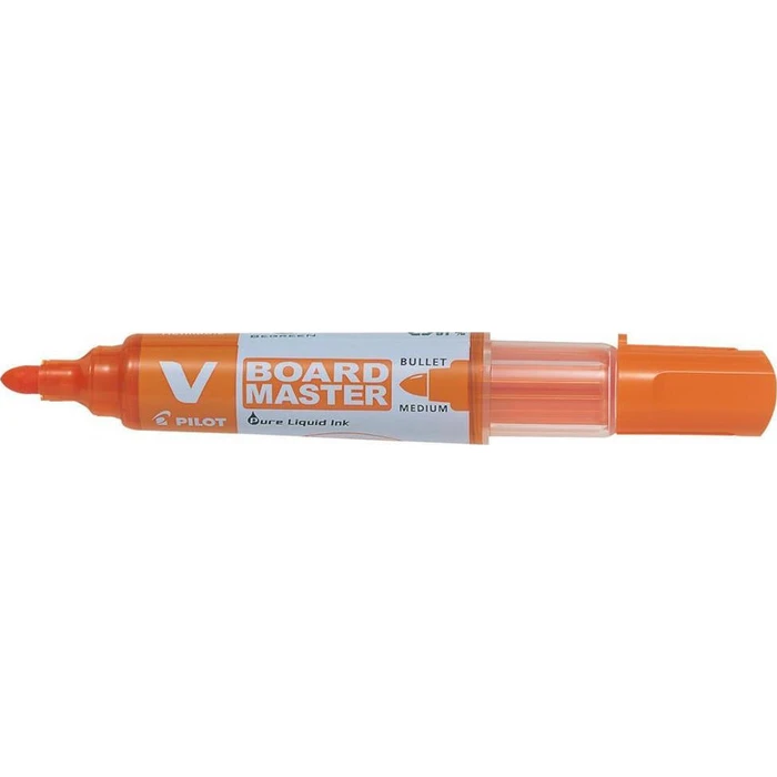 Pilot V Board Master Whiteboard Marker Medium Bullet Orange (WBMA-VBM-M-BG-ORANGE) (PILWBMA-VBM-M-BG-ORANGE)